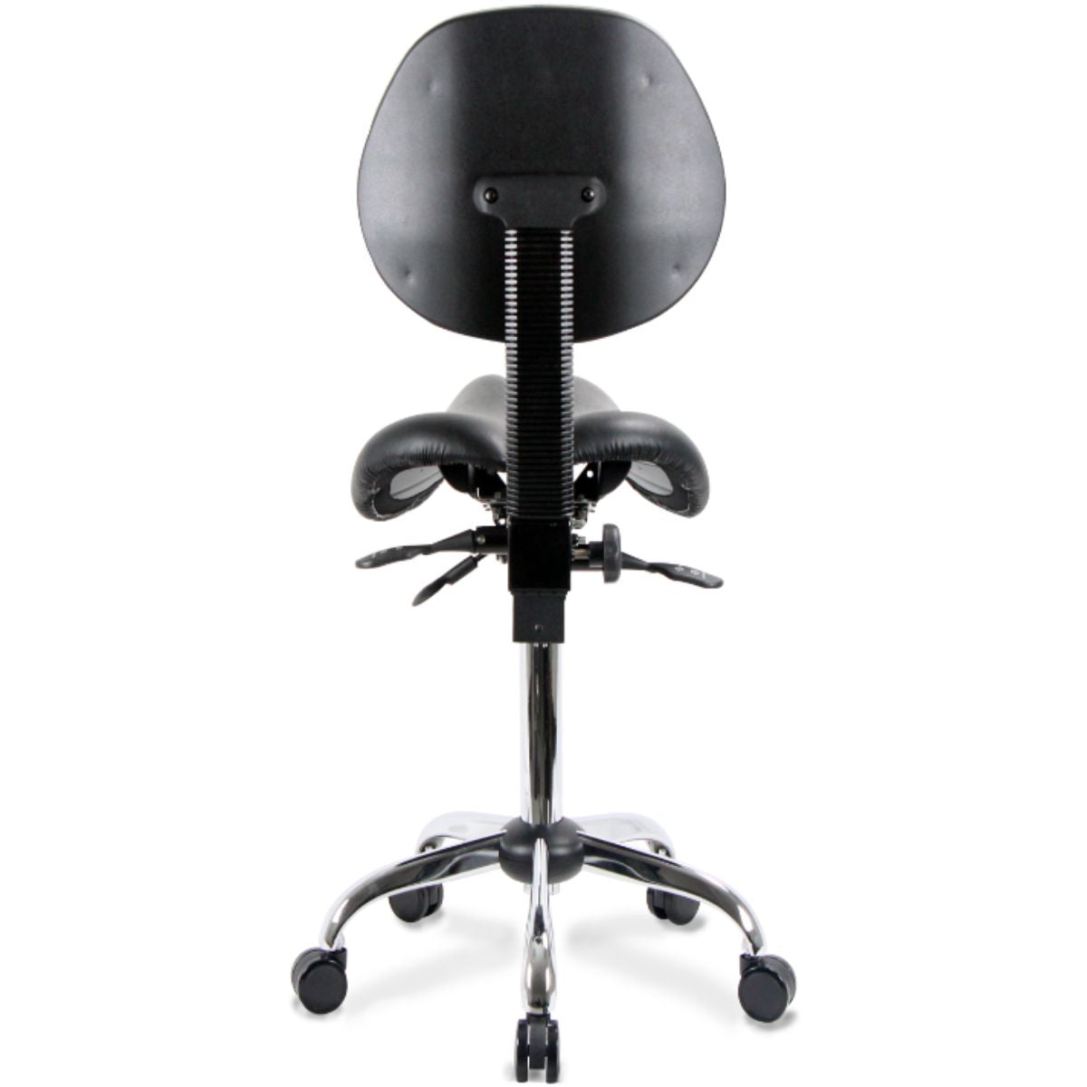 USA Patented Multi Adjustable Saddle Stool with Backrest