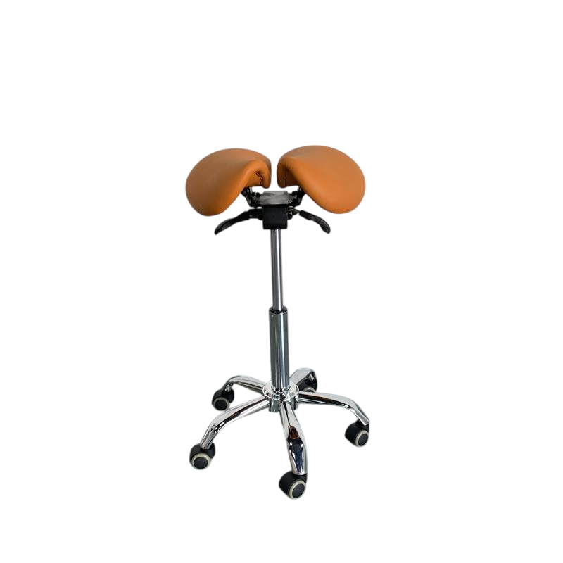 Saddle Style Split Seat Ergonomic Saddle Chair or Stool
