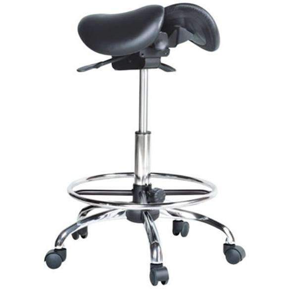 USA Patented Twin Adjustable Saddle Stool