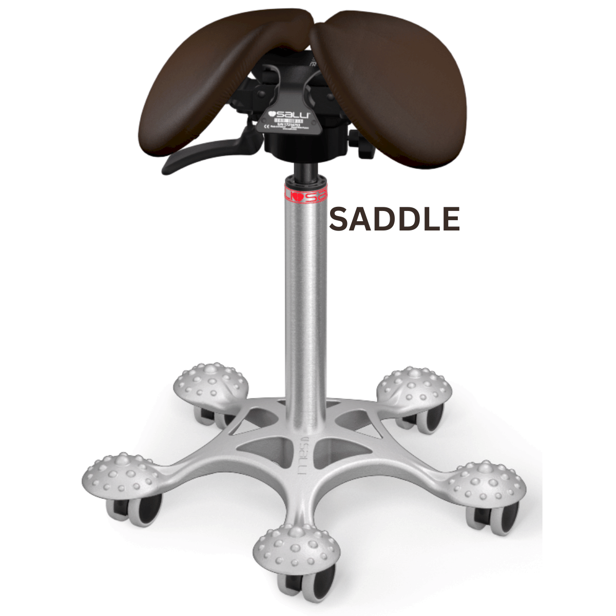 MultiAdjuster Saddle Chair with Adjustable Seat Width