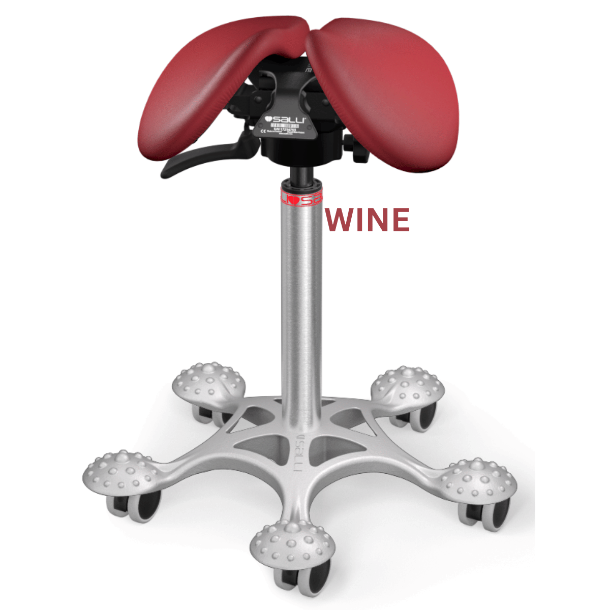 MultiAdjuster Saddle Chair with Adjustable Seat Width
