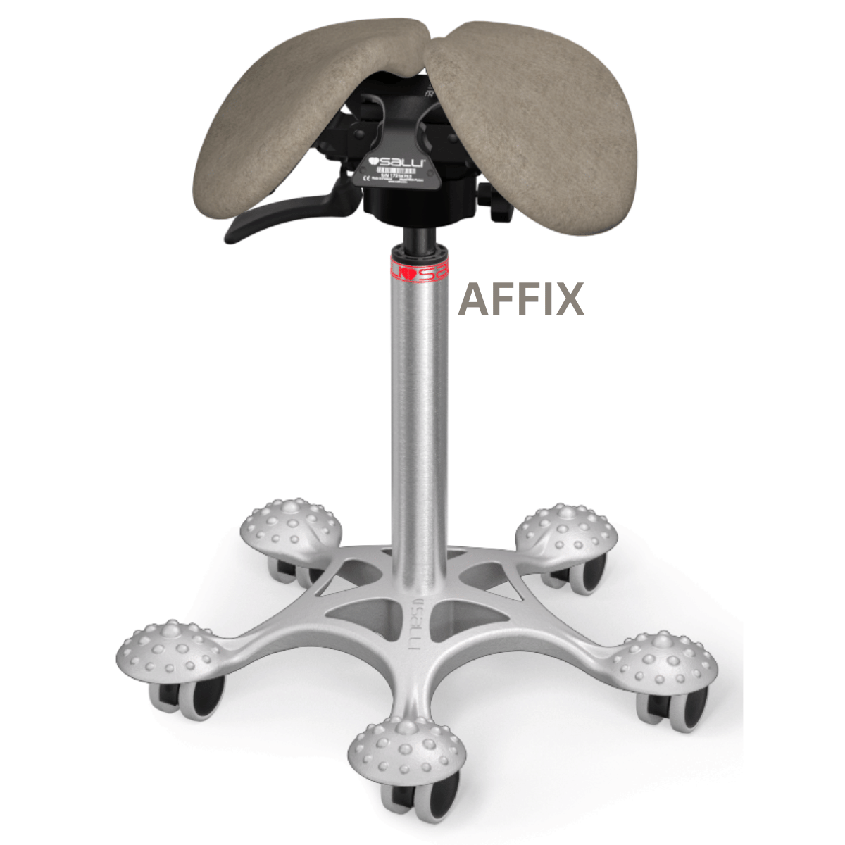 MultiAdjuster Saddle Chair with Adjustable Seat Width