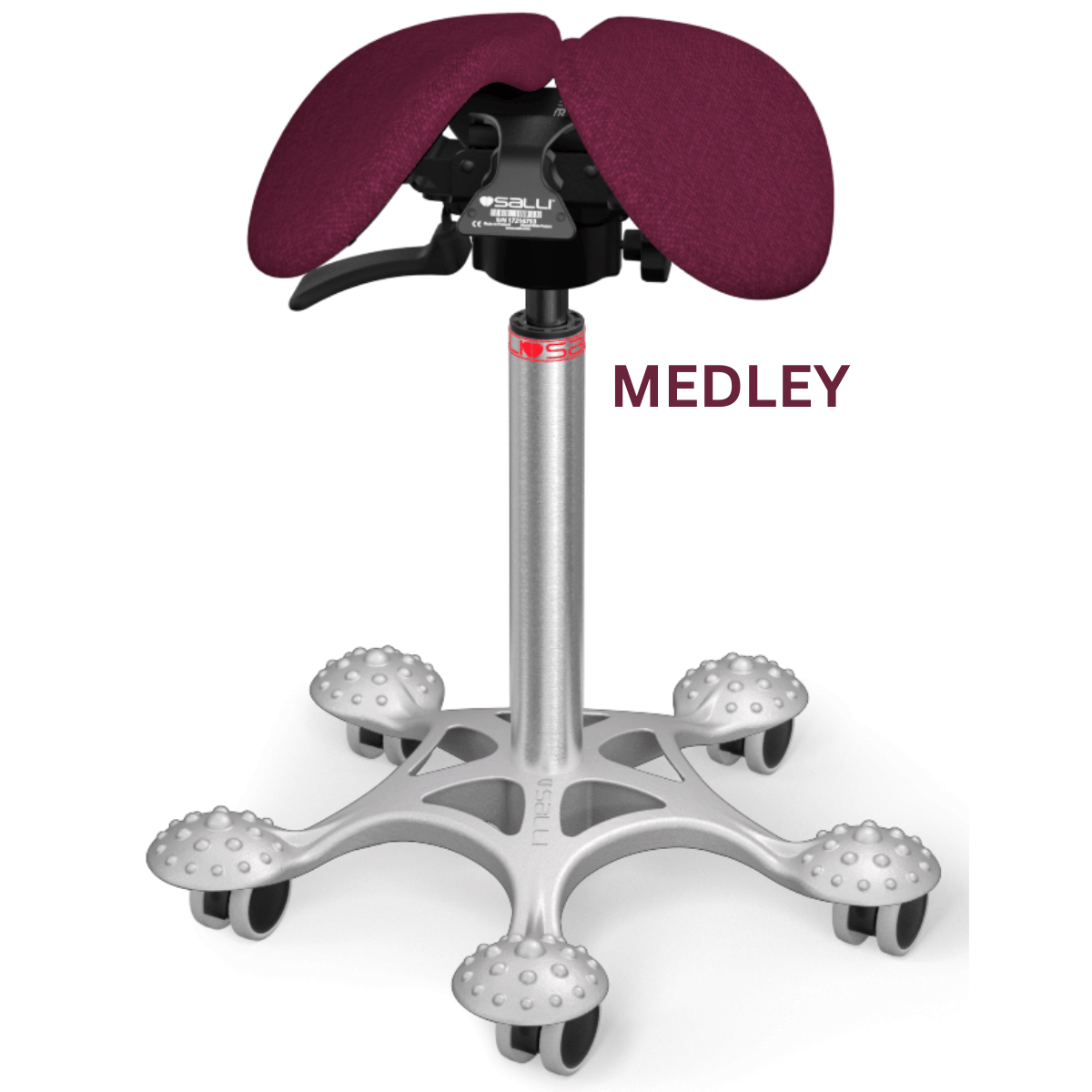 MultiAdjuster Saddle Chair with Adjustable Seat Width