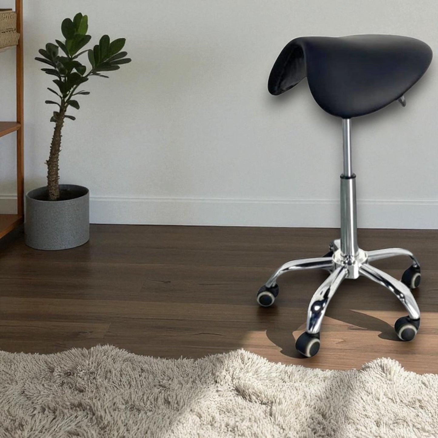 Professional Saddle Stool - Heavy-Duty 500 LBS Capacity