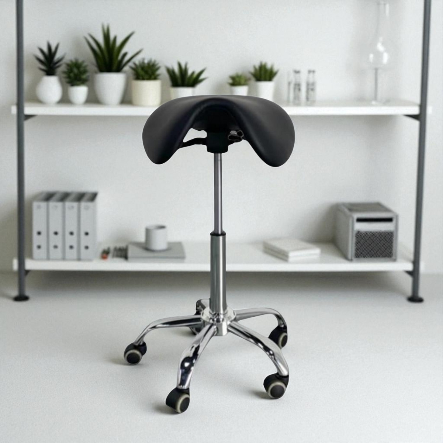 Professional Saddle Stool - Heavy-Duty 500 LBS Capacity