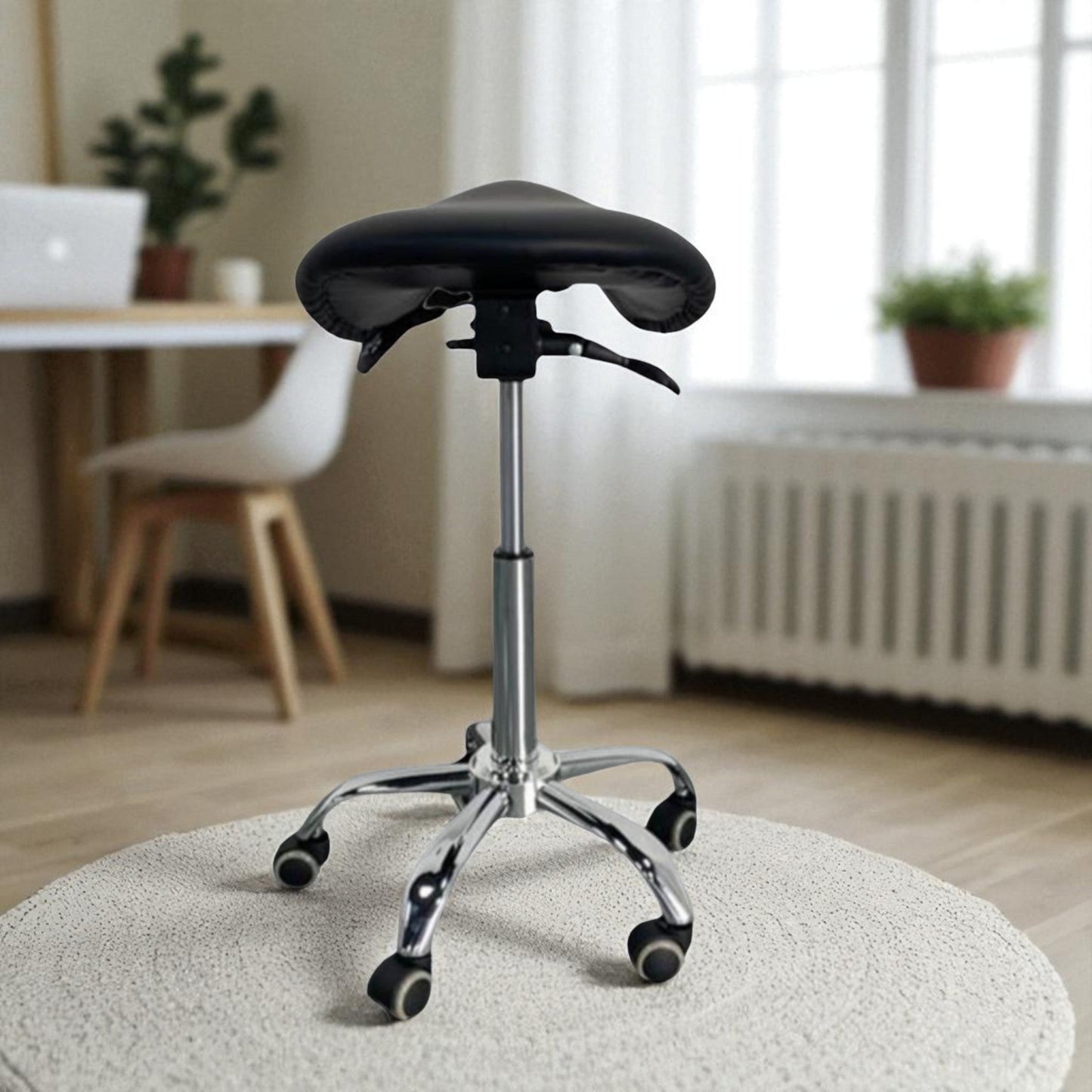 Professional Saddle Stool - Heavy-Duty 500 LBS Capacity
