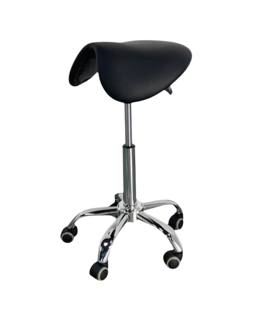 Professional Saddle Stool - Heavy-Duty 500 LBS Capacity
