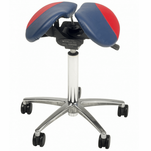 MultiAdjuster Saddle Chair with Adjustable Seat Width