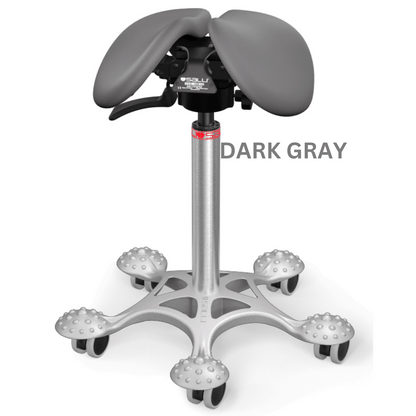 MultiAdjuster Saddle Chair with Adjustable Seat Width