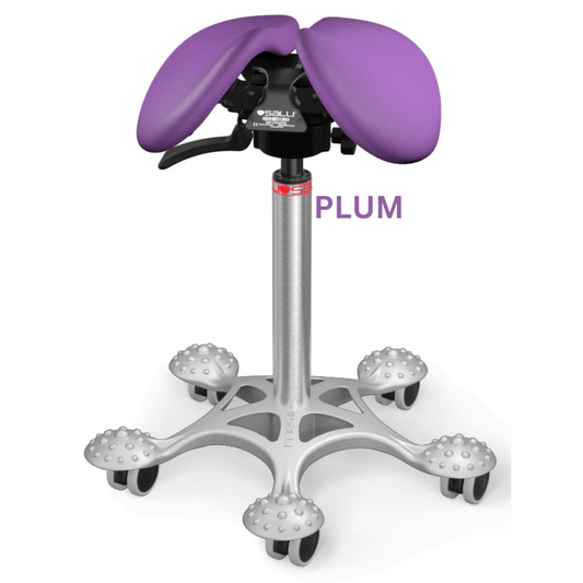 MultiAdjuster Saddle Chair with Adjustable Seat Width