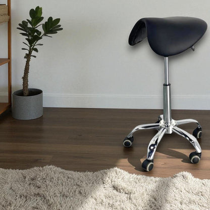 Professional Saddle Stool - Heavy-Duty 500 LBS Capacity