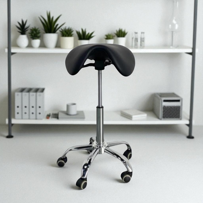 Professional Saddle Stool - Heavy-Duty 500 LBS Capacity